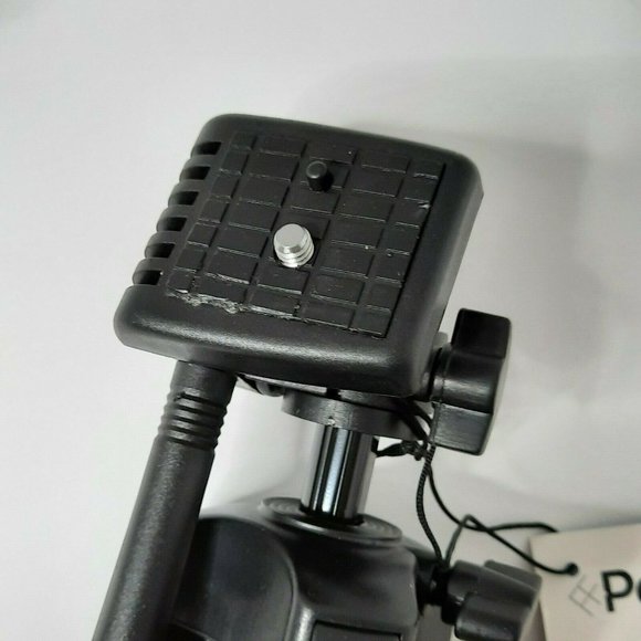 Polaroid Tripod Lightweight Durable 3 Section Legs upto 50” Black 2 Way Pan Head - Picture 3 of 10